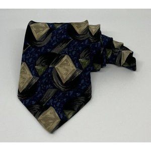 Peter Thomas By Superba 100% Silk Italian Mens Necktie Abstract Tie Made In USA